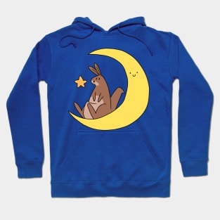 Crescent Moon Kangaroo Hoodie